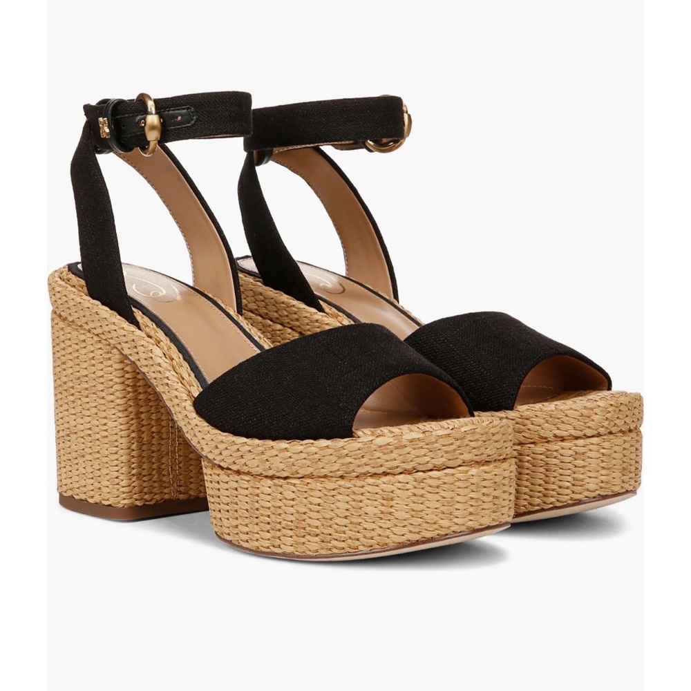 Sam Edelman Immie Ankle Strap Platform Wedge Sandal
